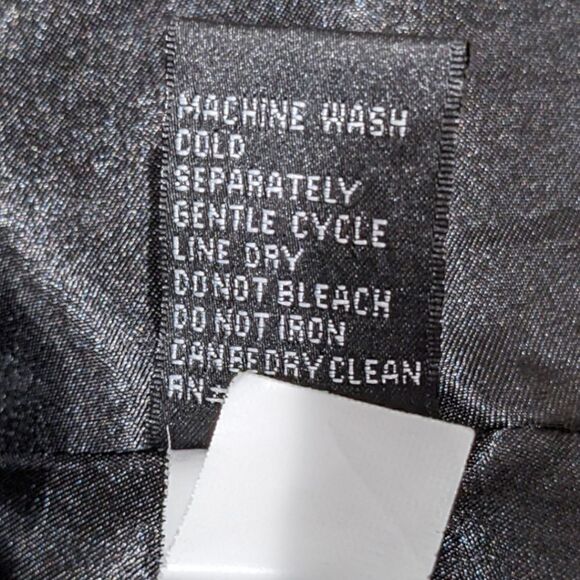 LIKE NEW VIA SPIGA Women's Faux Fur Zip Up Vest Faux Leather Trim Size L - Picture 11 of 11